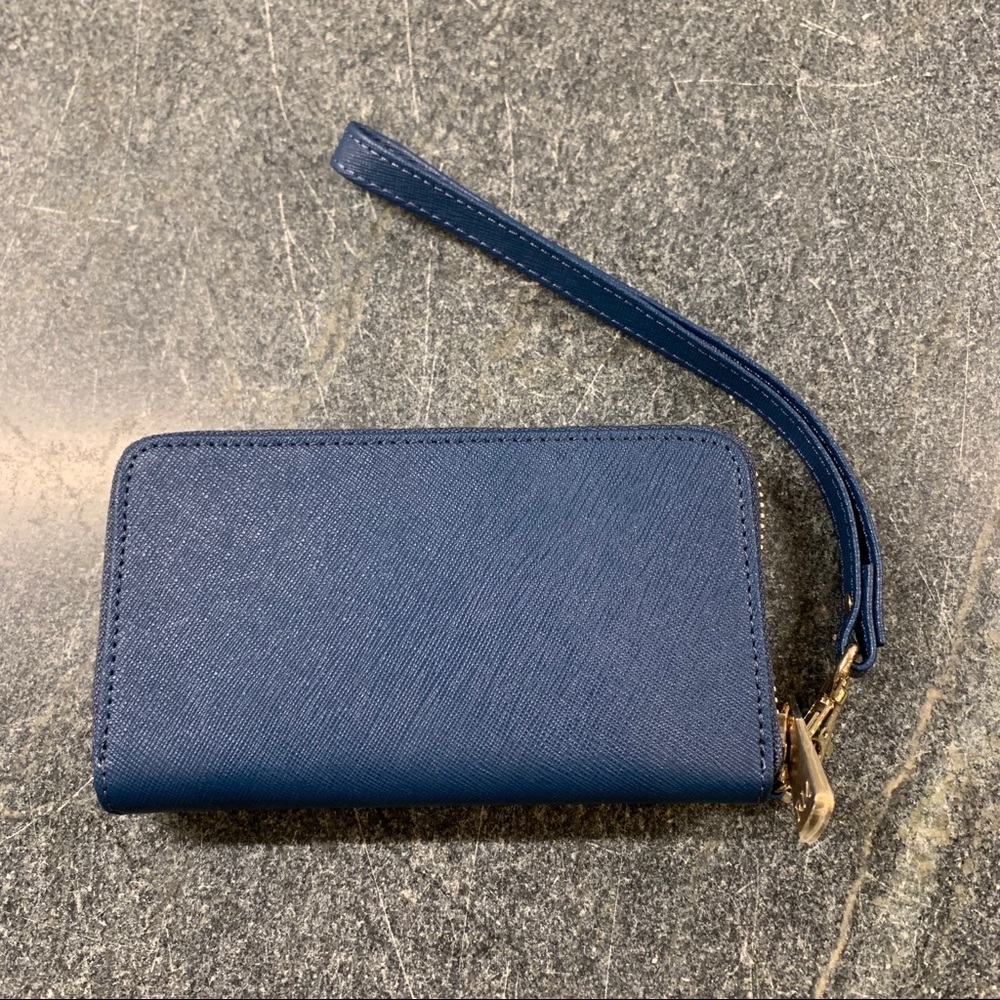 Robert Matthew Leather Wallet Wristlet - Picture 6 of 6